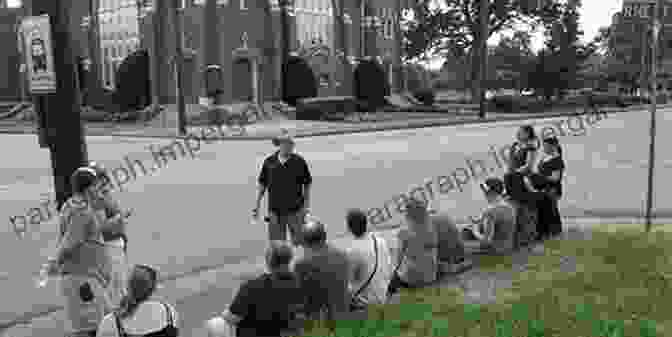 A Group Of People On A Ghost Tour In Greenville Ghosts Of Pocatello: Haunted History From The Gate City (Haunted America)