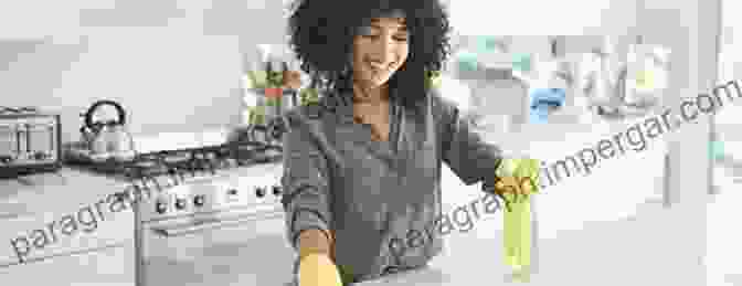 A Woman Cleaning Her Kitchen Counter With Natural Cleaning Solutions Green Clean: Natural Cleaning Solutions For Every Room Of Your Home