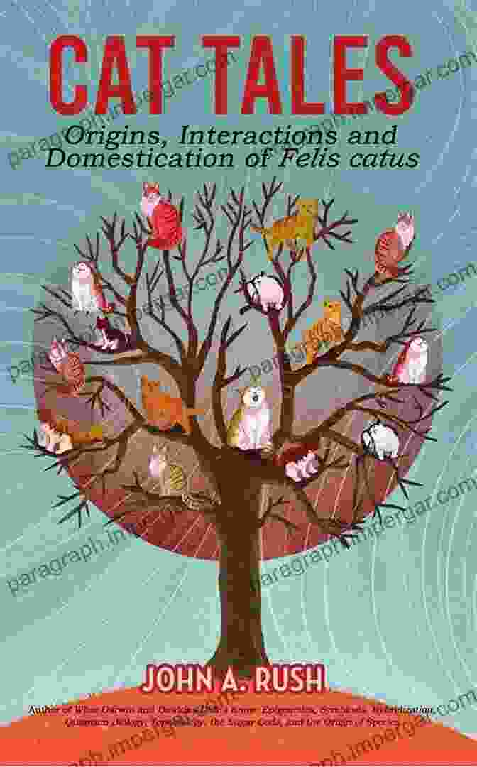 Book Cover Of 'Origins, Interactions, And Domestication Of Felis Catus' Featuring A Cat And A Human Hand Reaching Out To Each Other Cat Tales: Origins Interactions And Domestication Of Felis Catus