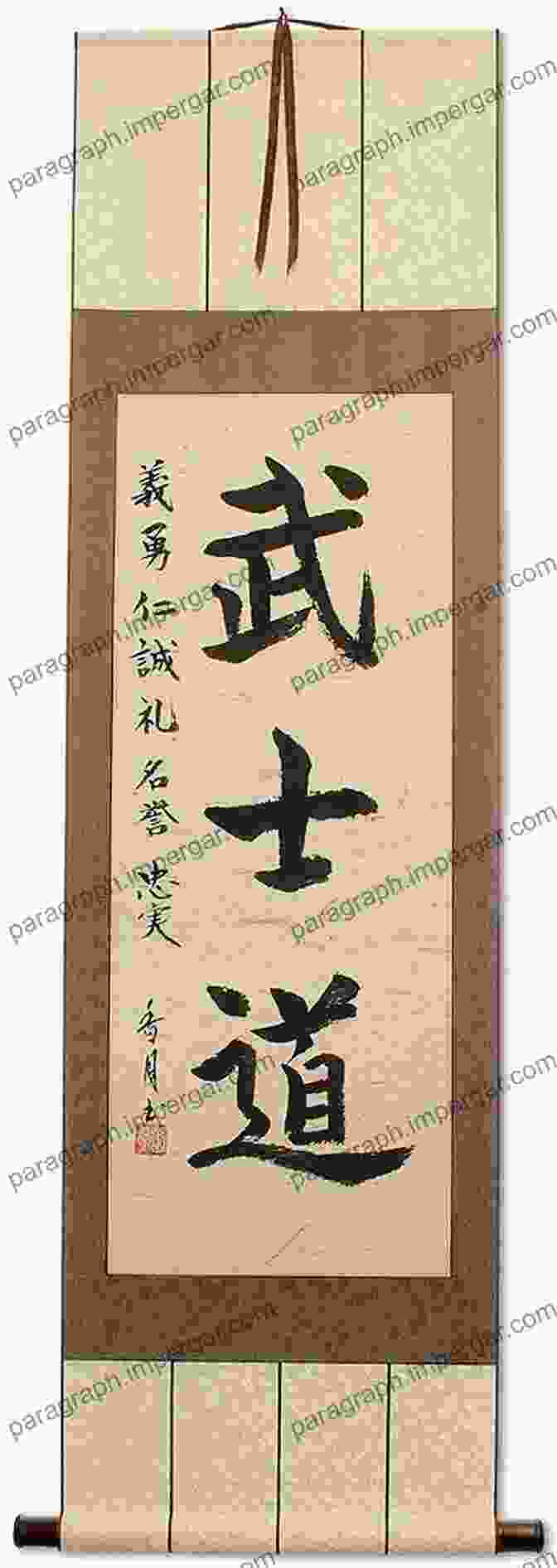 Bushido Code Scroll With Japanese Calligraphy The Protector Ethic: Morality Virtue And Ethics In The Martial Way