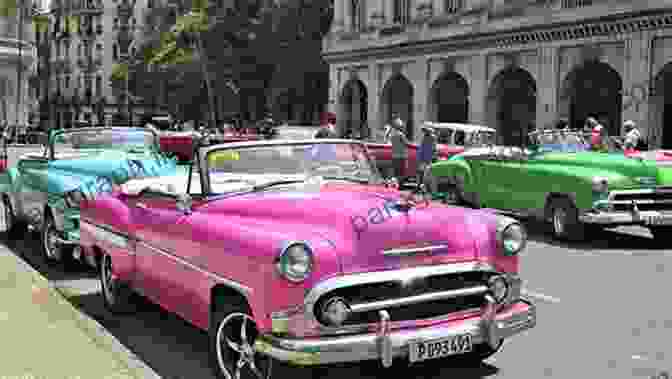 Cubans Interact With Vintage Cars Rolling Museum Vintage Car In Cuba