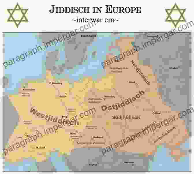 Map Tracing The Origins And Spread Of Yiddish From Its Birthplace In The Rhineland To Eastern Europe Yiddish: Biography Of A Language