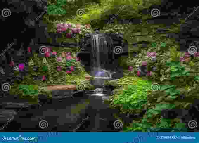 Tranquil Pond With Cascading Waterfalls, Surrounded By Lush Greenery And Vibrant Flowers. Fabulous Garden Pond Ideas In 2024: How To Create A Garden Pond